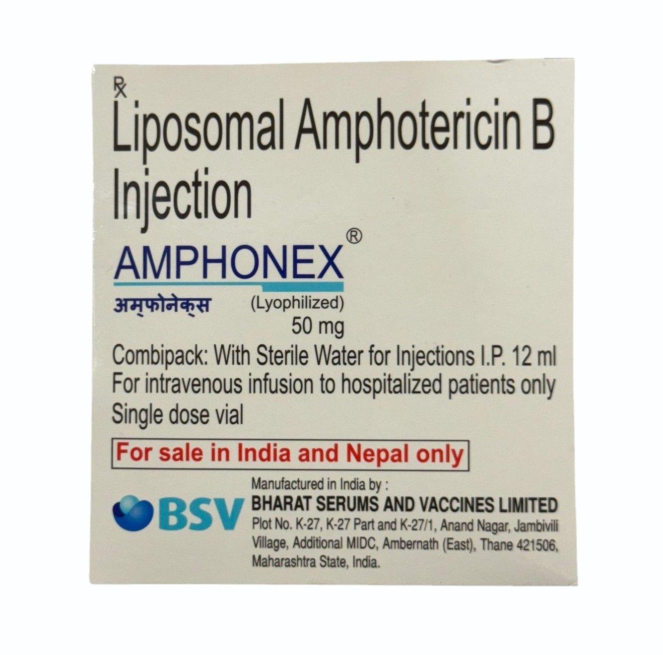 Amphonx 50 Mg Injection