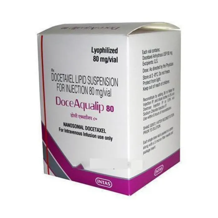 Doceaqualip 80 Mg Injection With Docetaxel