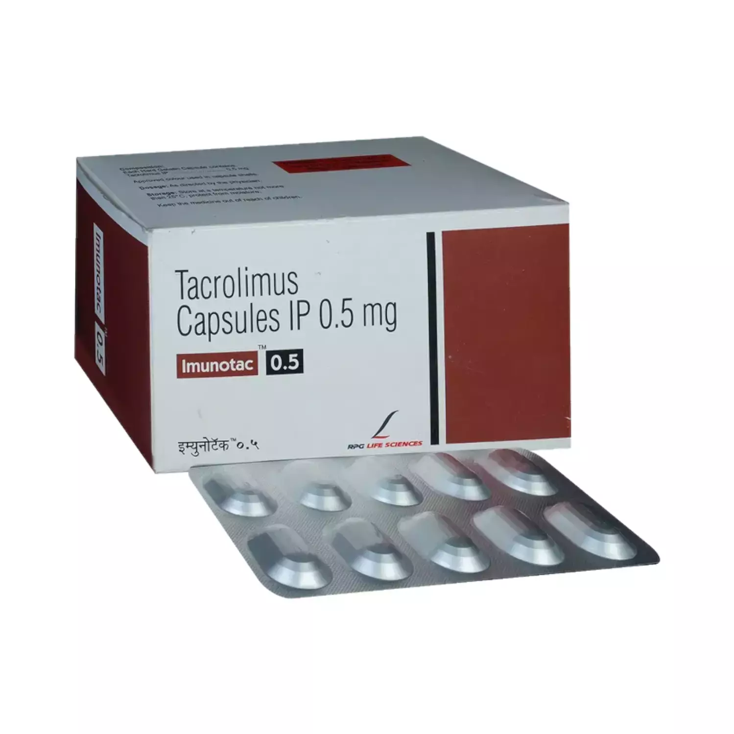 Imunotac 05mg Strip Of 10 Capsules
